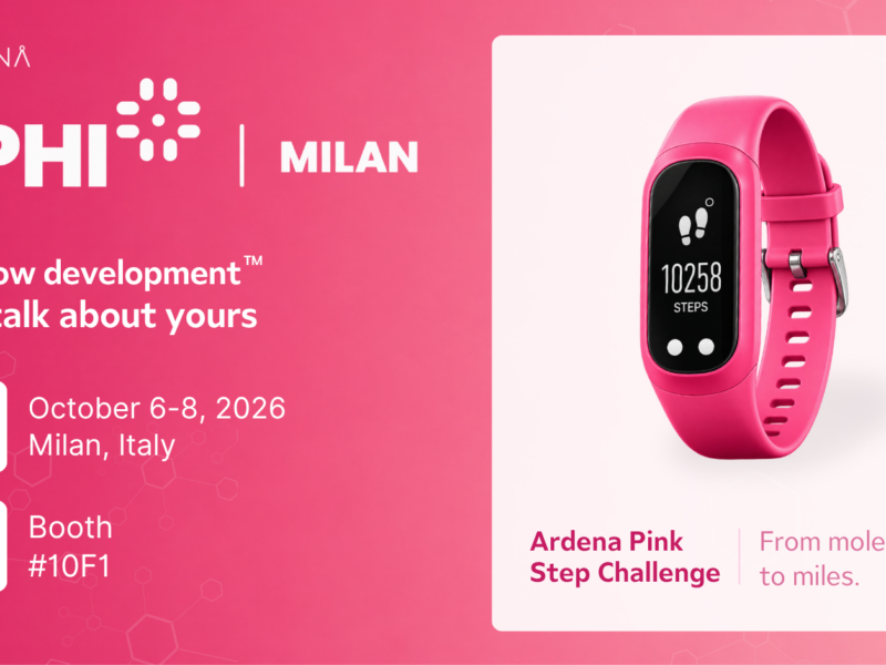 From Molecules to Miles: Join Ardena’s Charity Step Challenge at CPHI Milan 2026